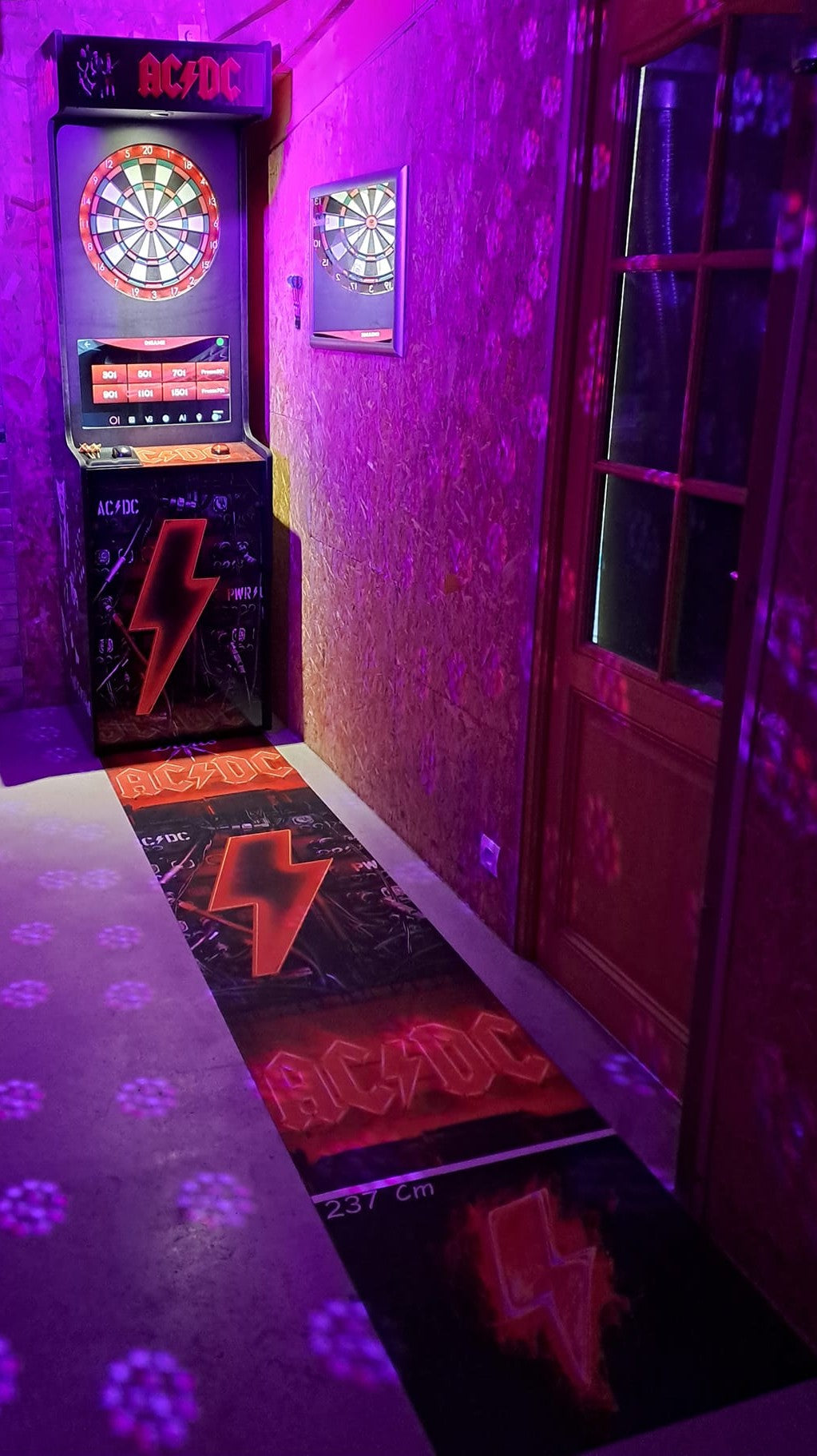 Tapis de sol personnalisés pour jeux de fléchettes et dartcab