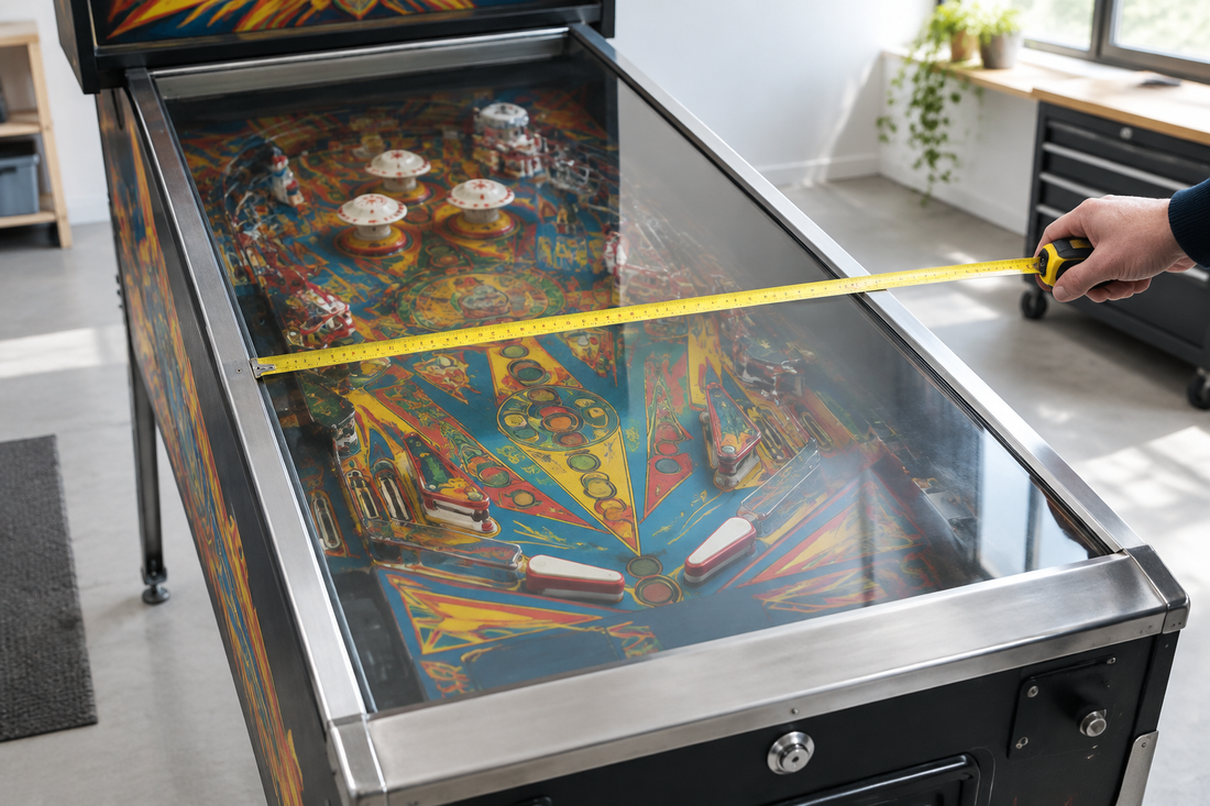 Comment prendre les dimensions pour un tapis de flipper ou de pincab ?