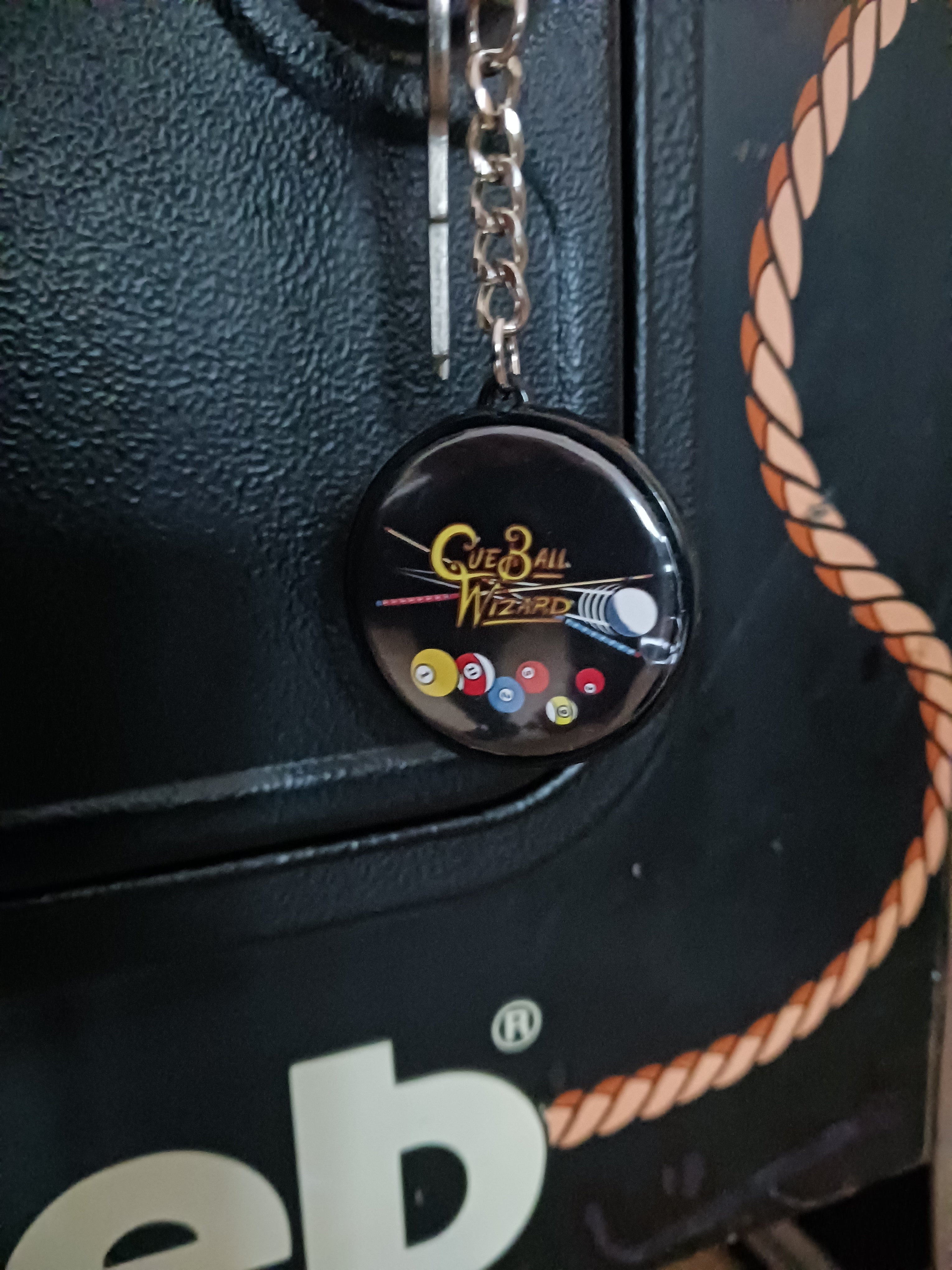 Porte-clés Flipper Cue Ball Wizard