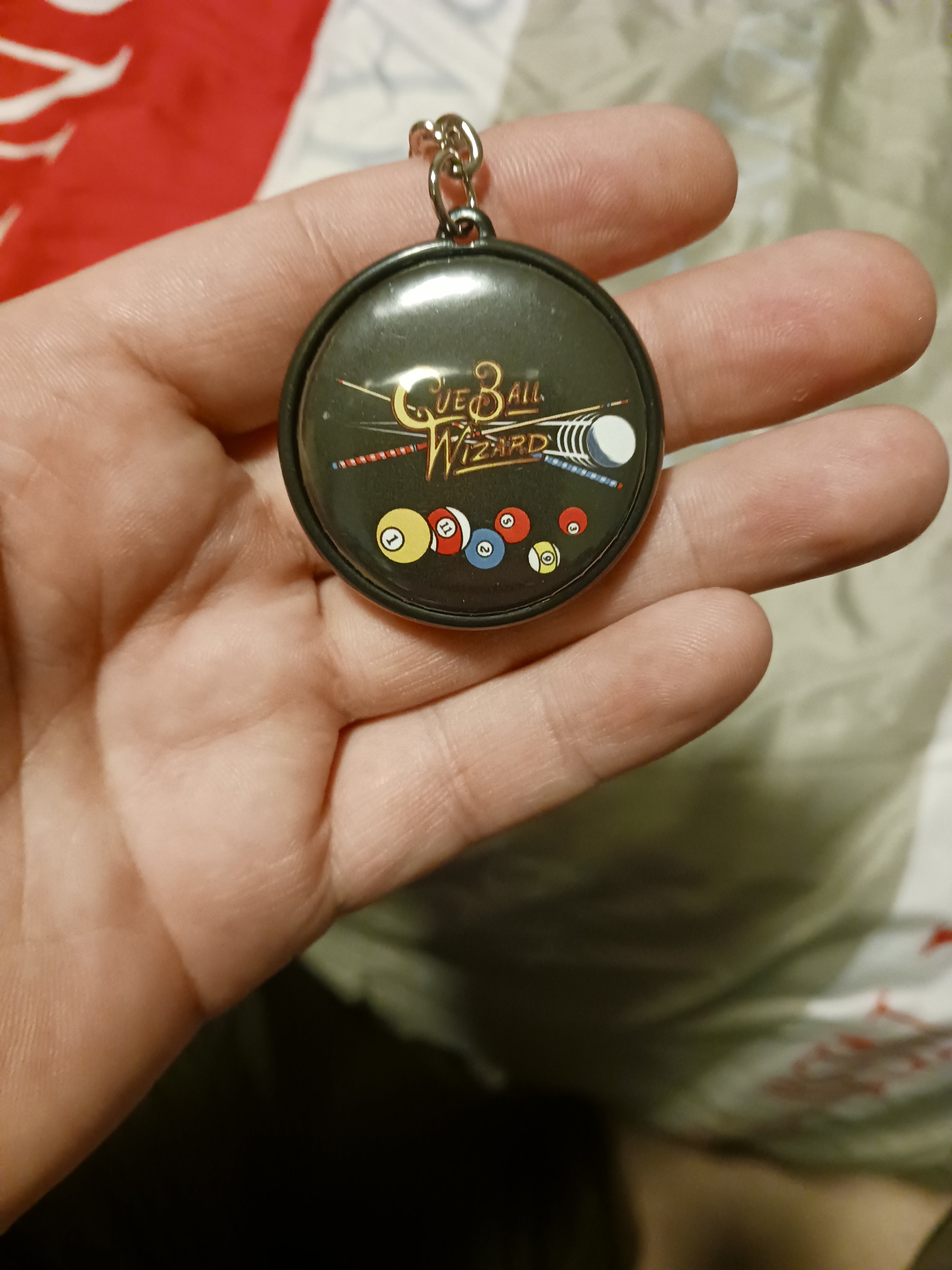 Porte-clés Flipper Cue Ball Wizard