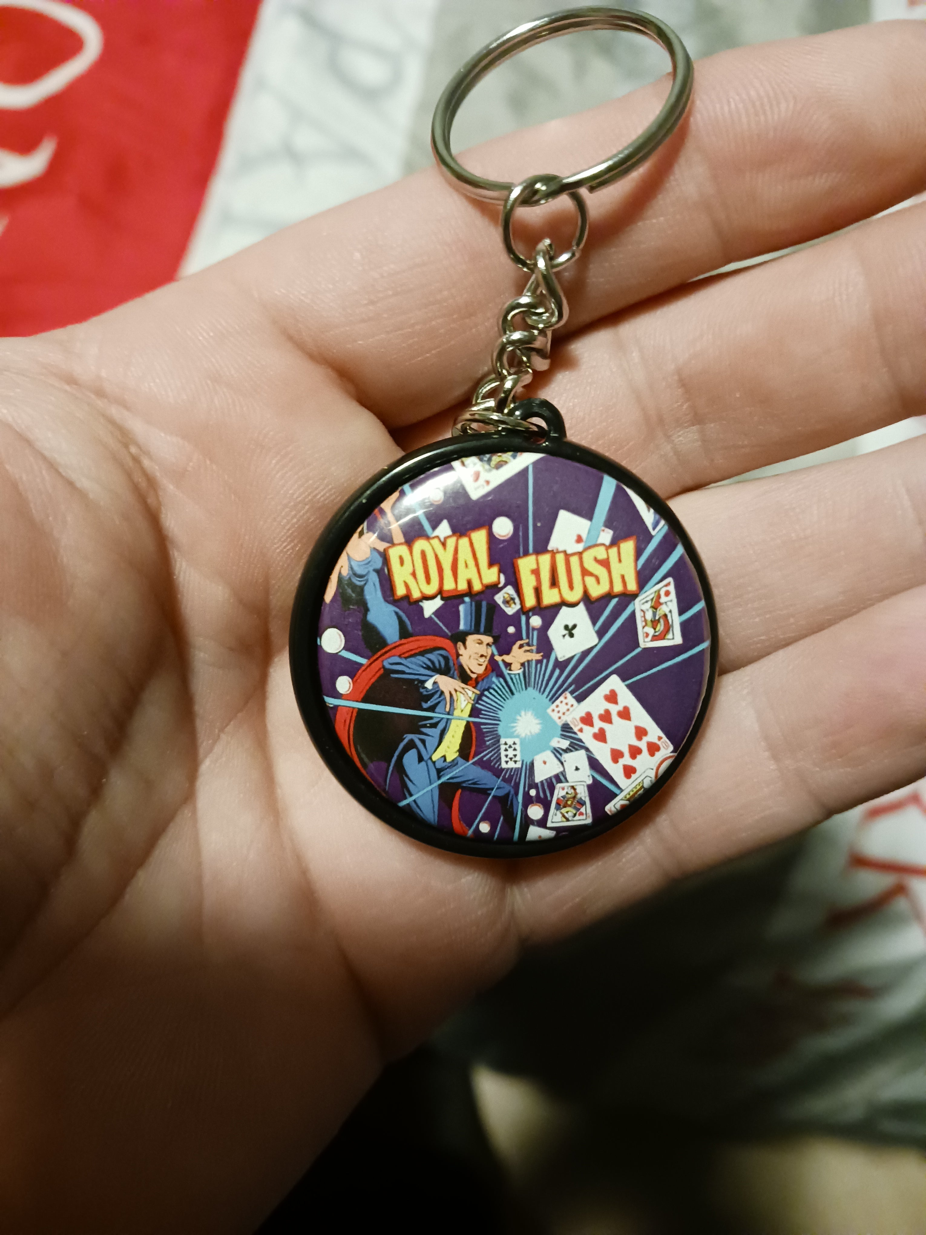 Porte-clés Flipper Royal Flush