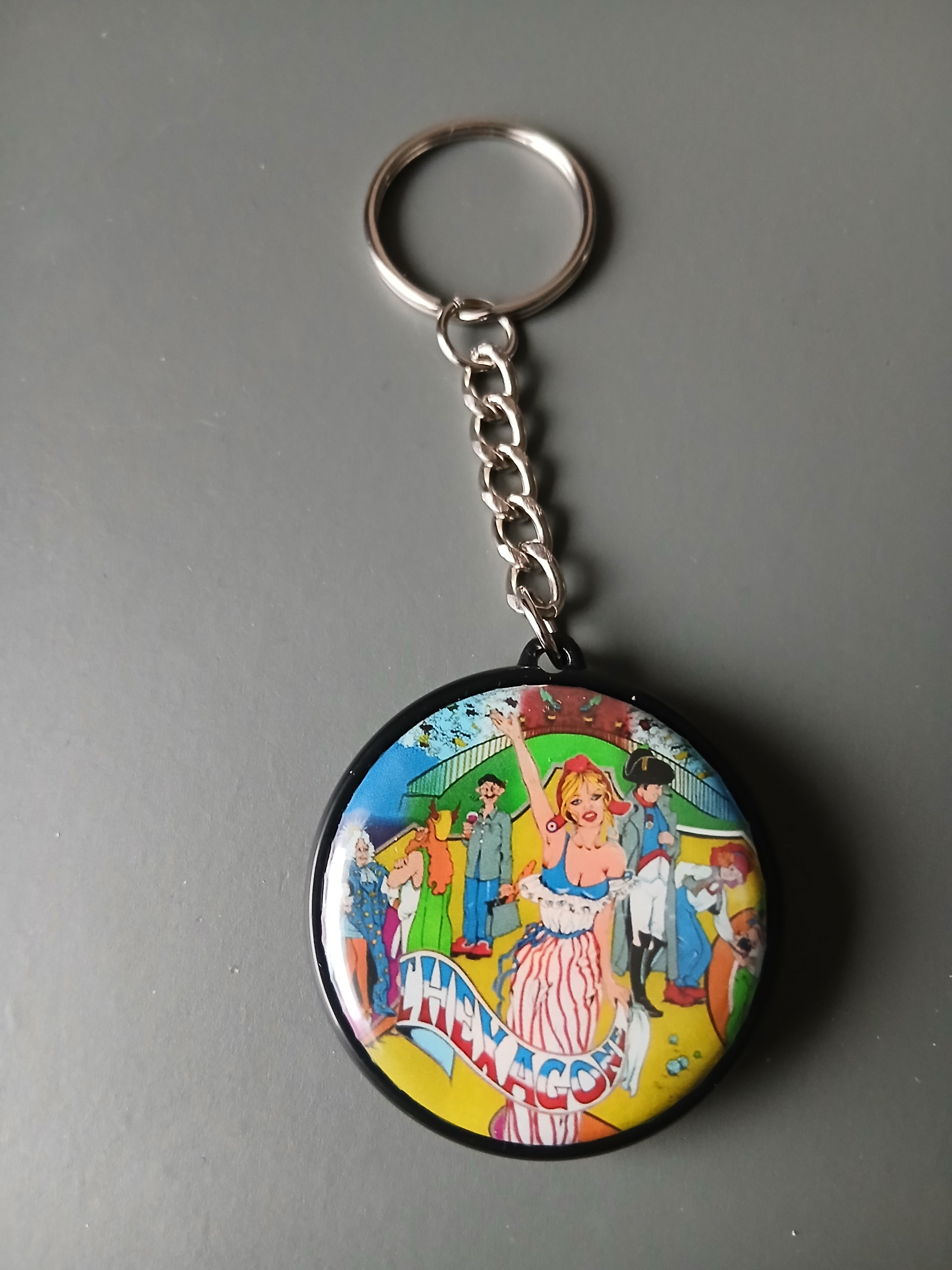 Porte-clés Flipper Hexagone