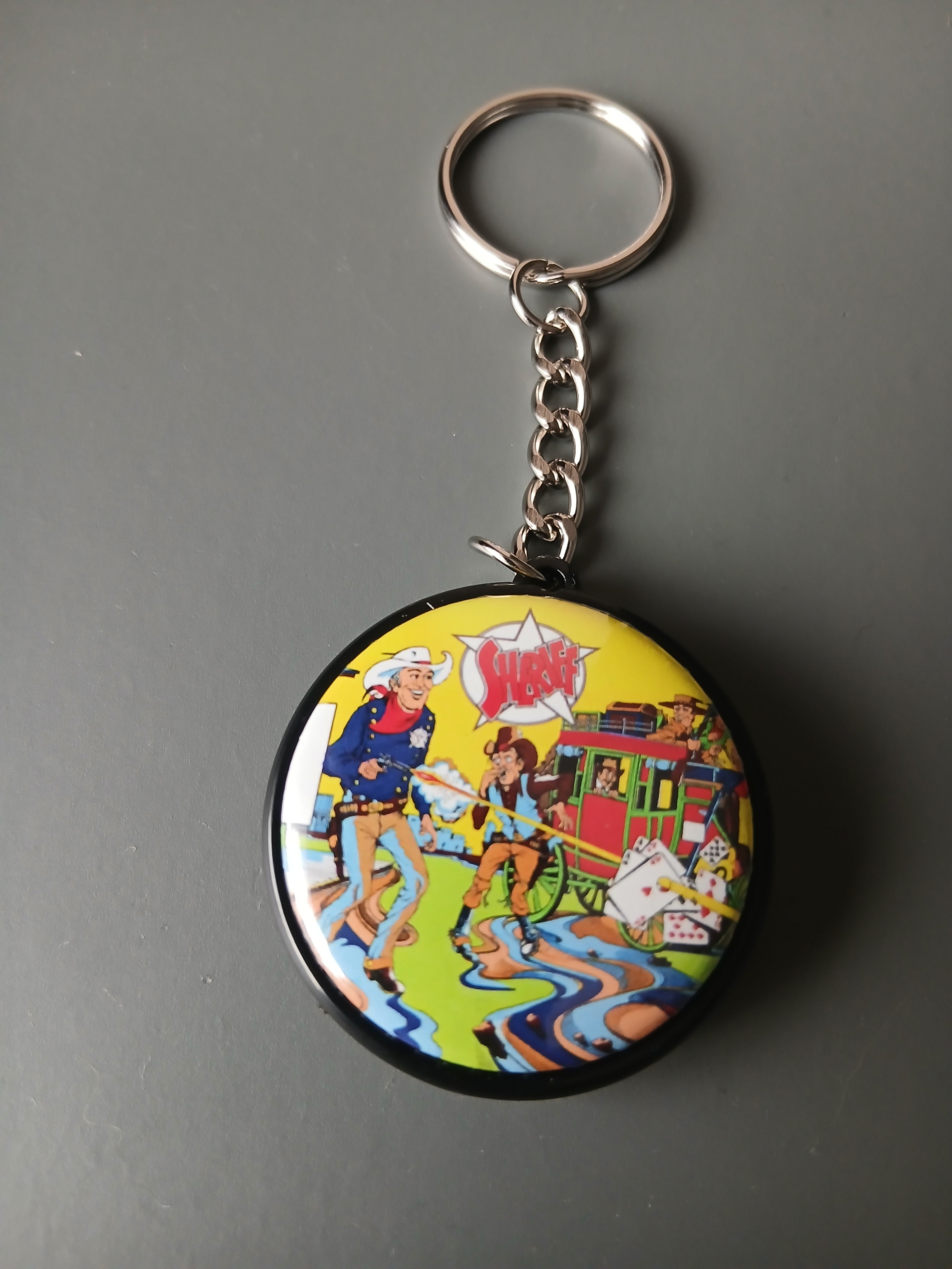 Porte-clés Flipper Sheriff