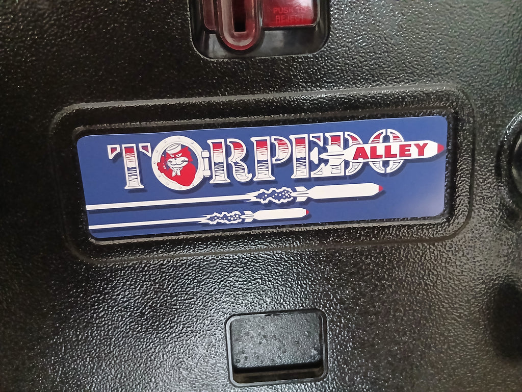 Plaque de porte flipper Torpedo