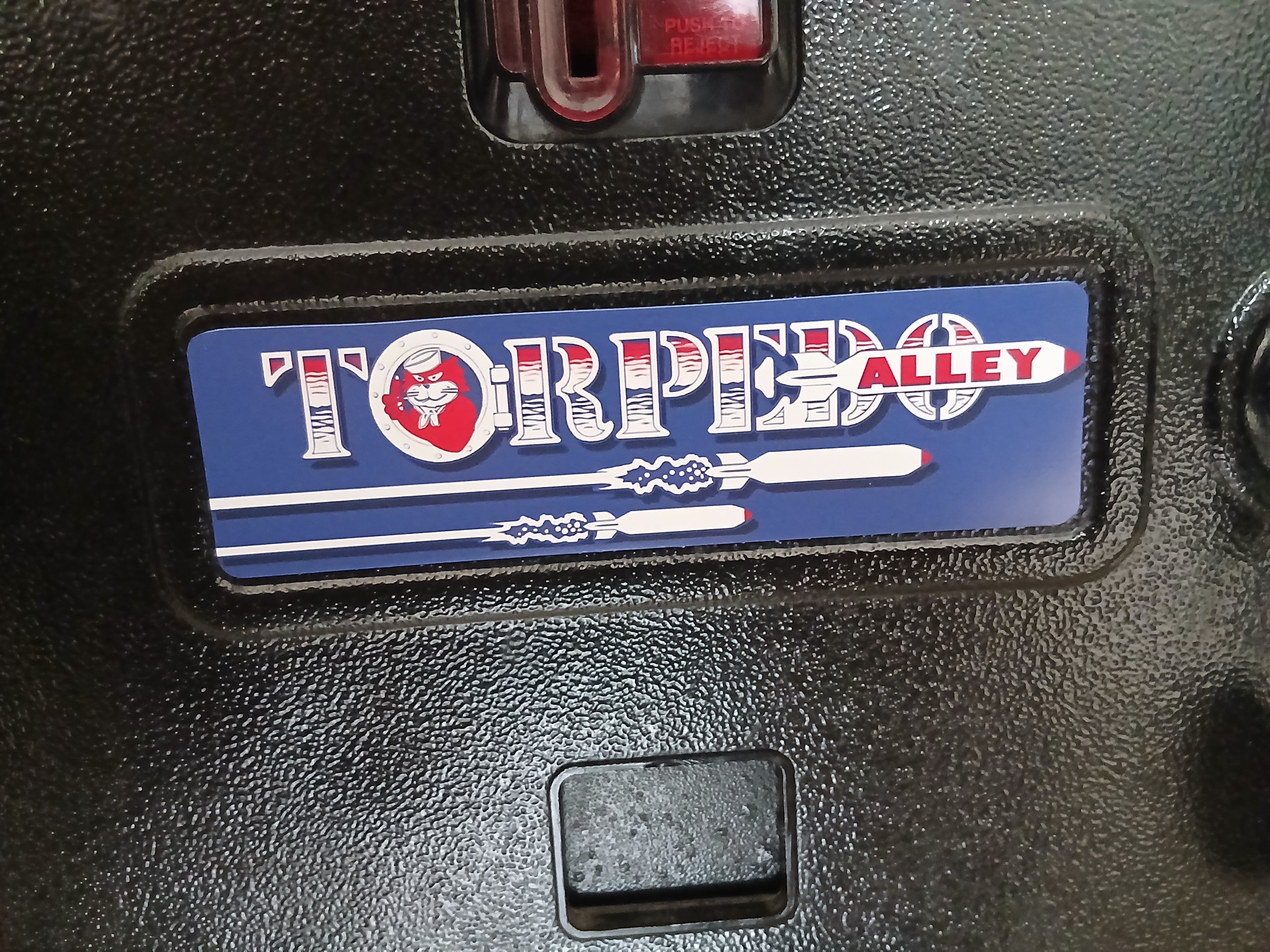 Plaque de porte flipper Torpedo
