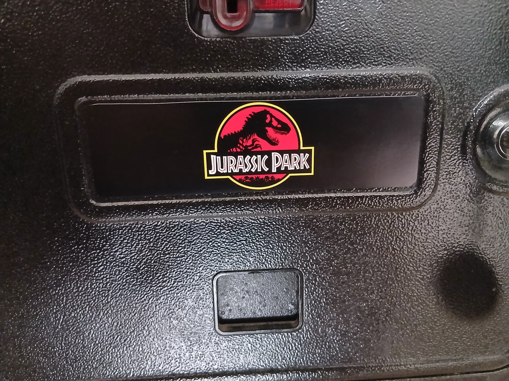 Plaque de porte flipper Jurassic Park