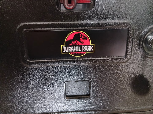 Plaque de porte flipper Jurassic Park