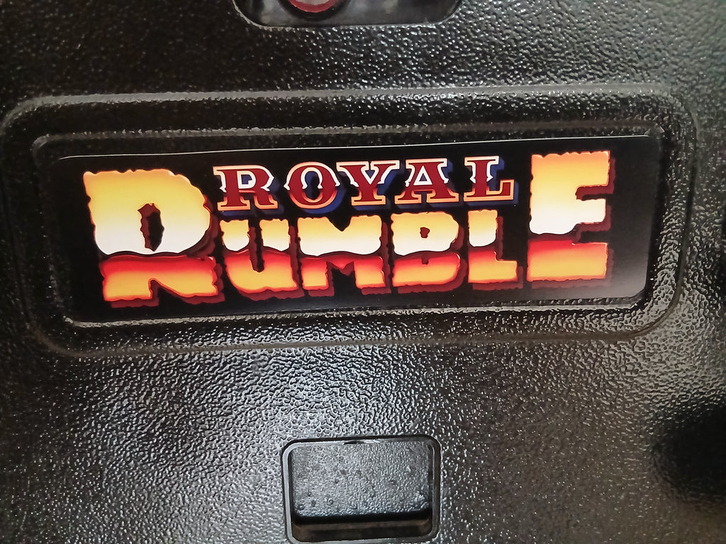 Plaque de porte flipper Royal Rumble