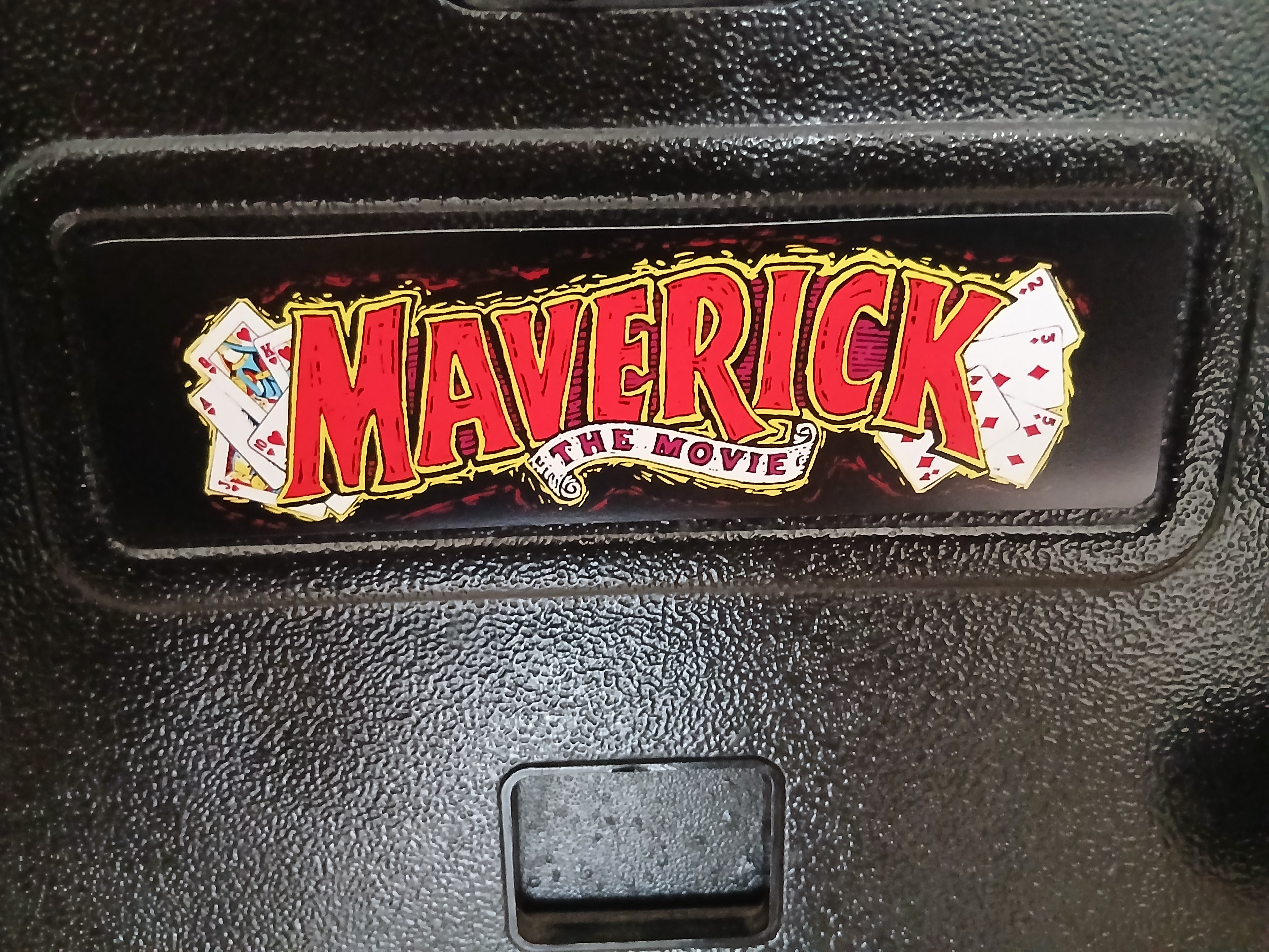 Plaque de porte flipper Maverick