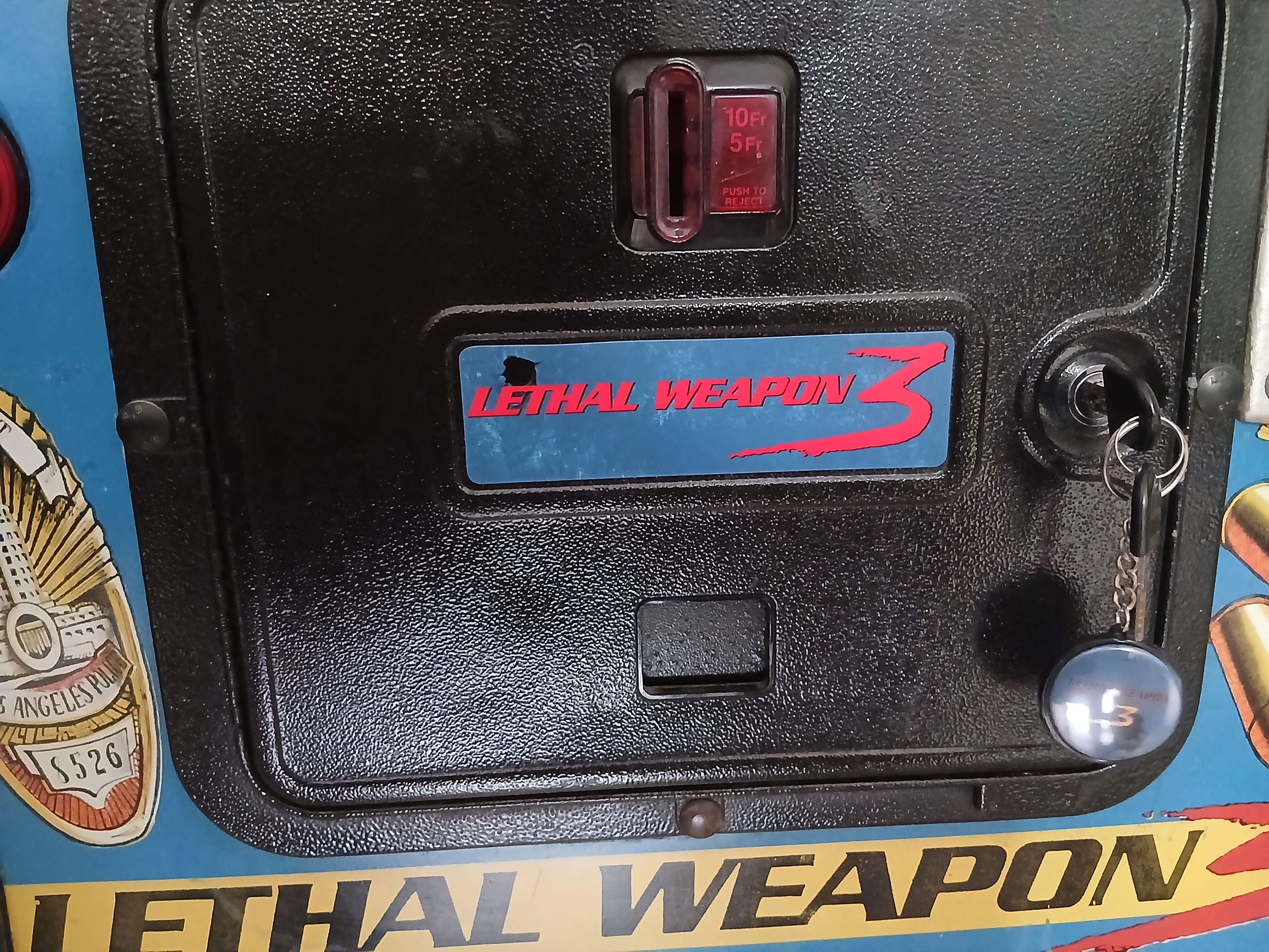 Plaque de porte flipper Lethal Weapon 3 V2