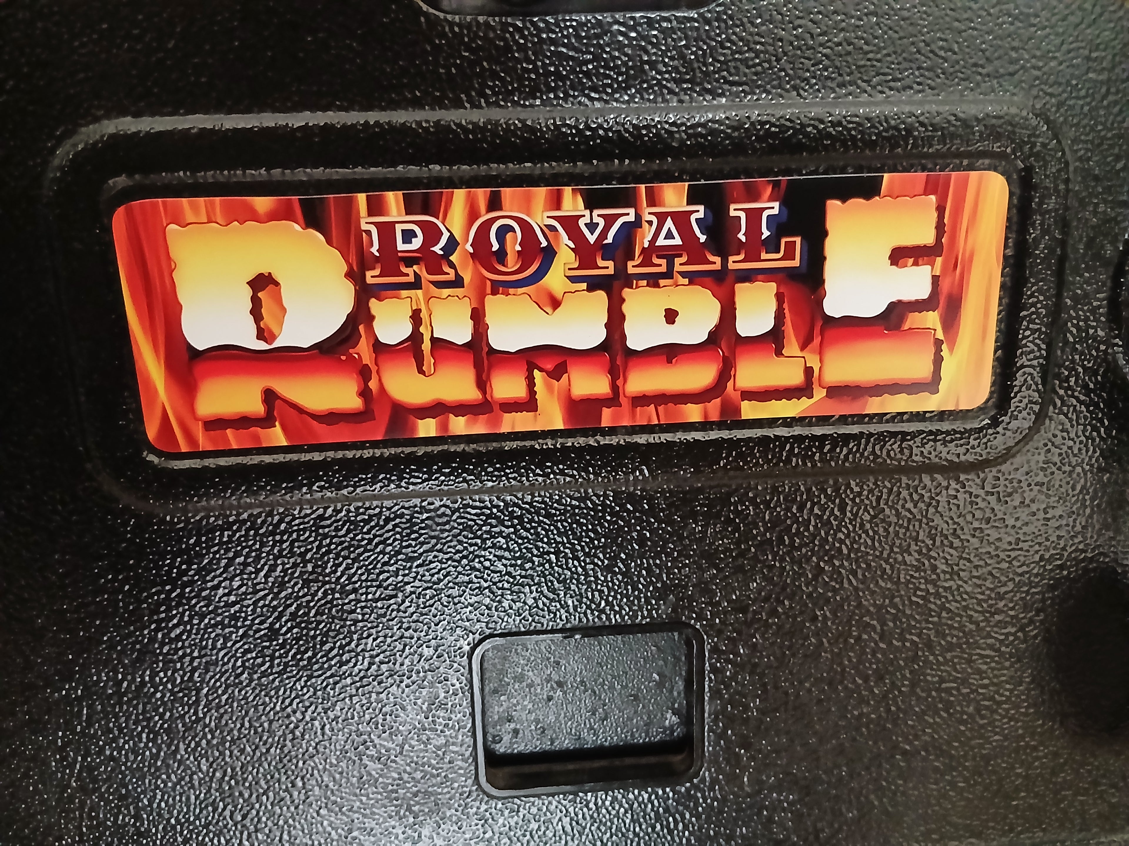 Plaque de porte flipper Royal Rumble V2