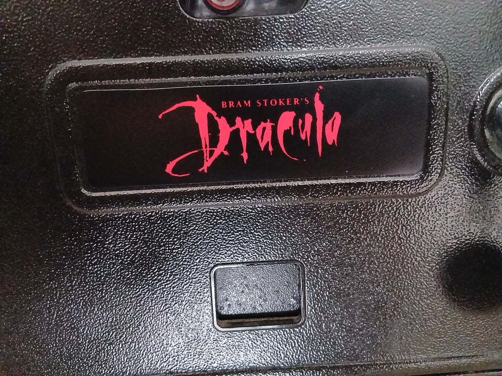 Plaque de porte flipper Dracula