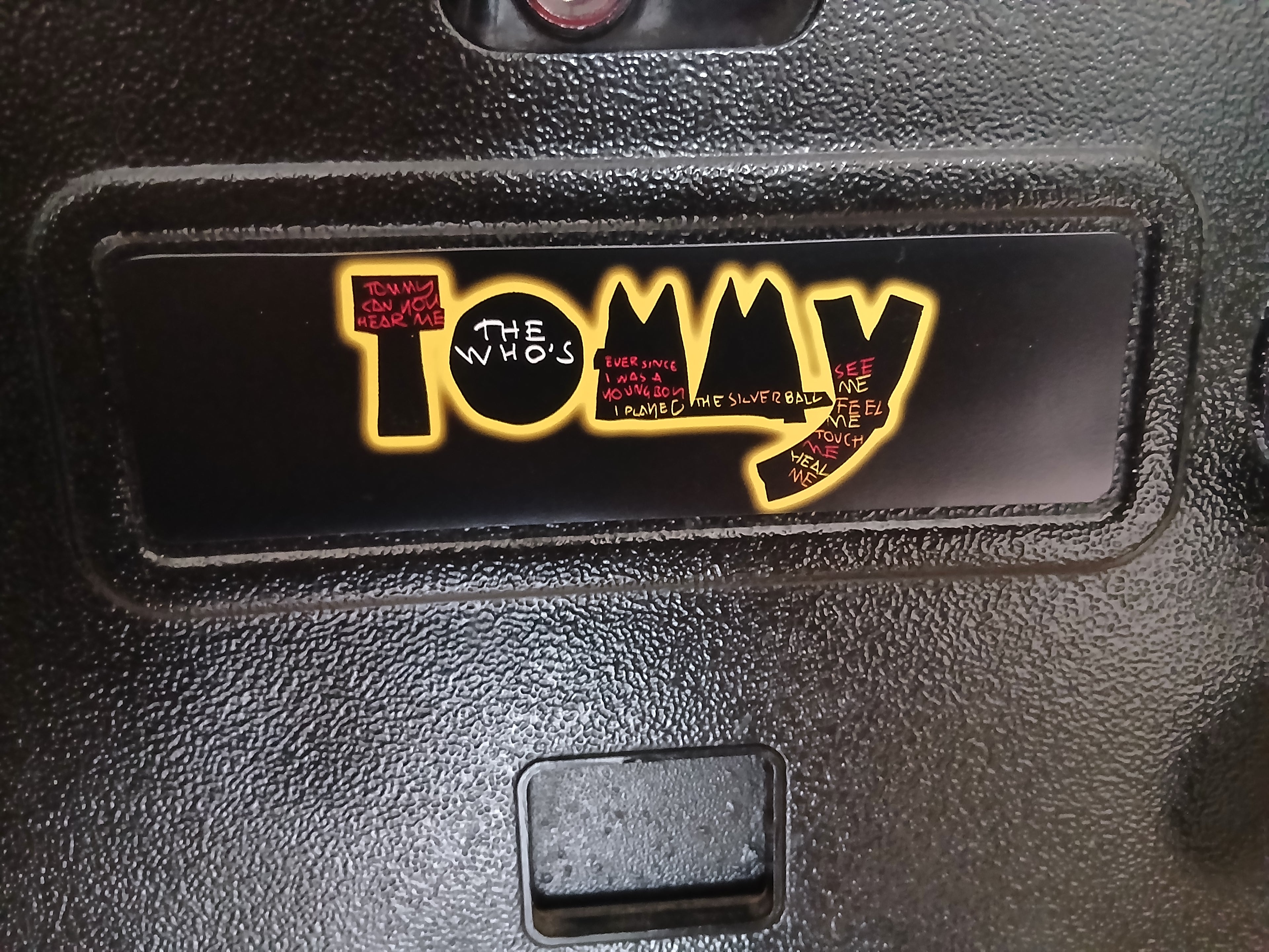 Plaque de porte flipper The Who's Tommy