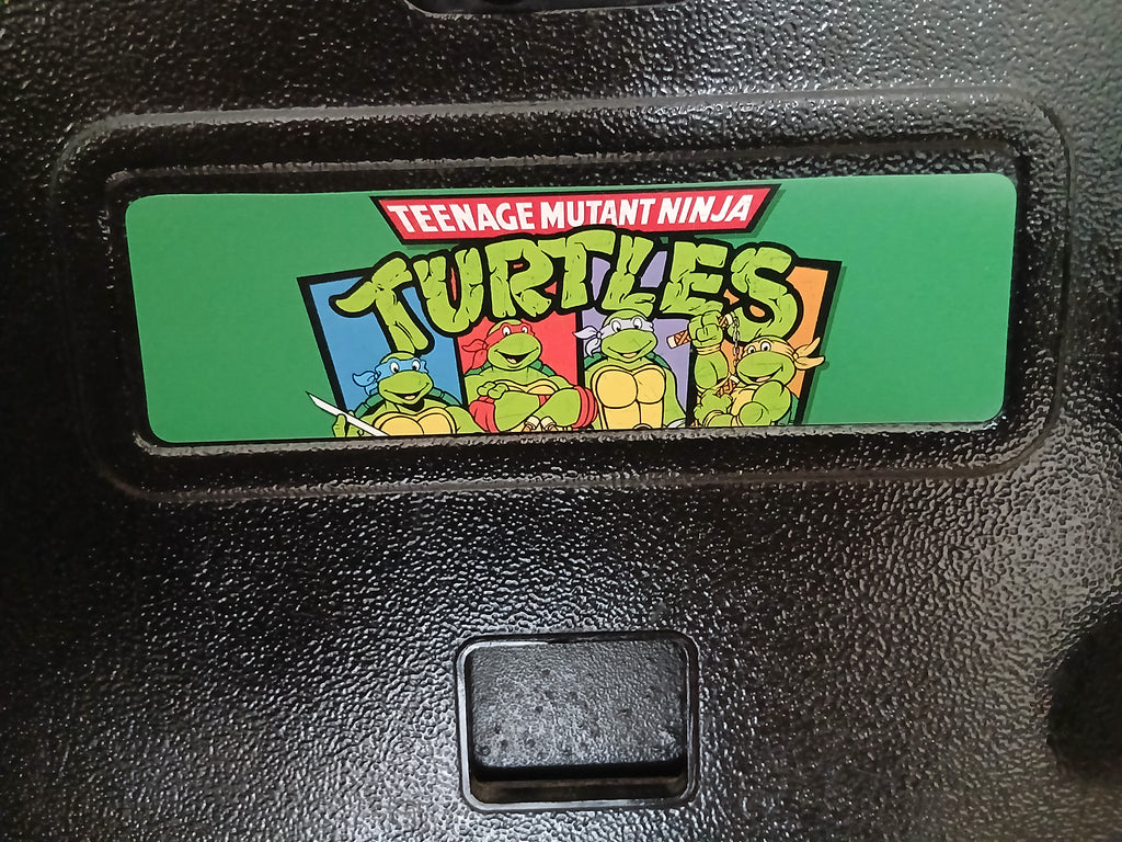 Plaque de porte flipper Teenage Mutant Ninja Turtles DE V2