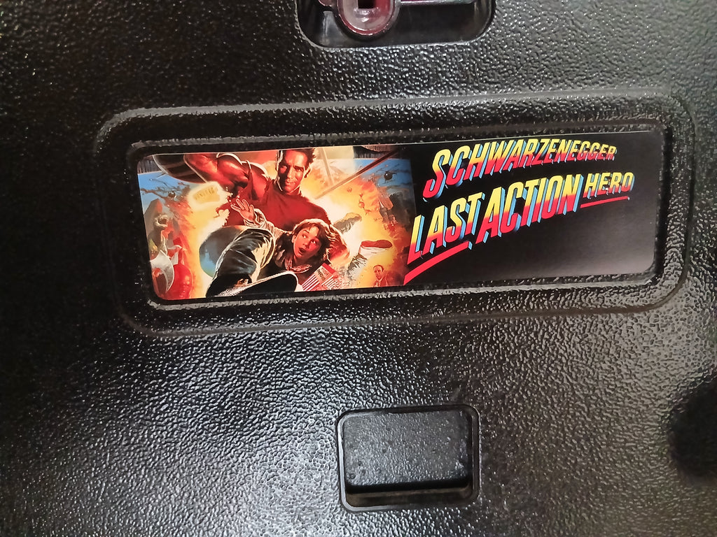 Plaque de porte flipper Last Action Hero