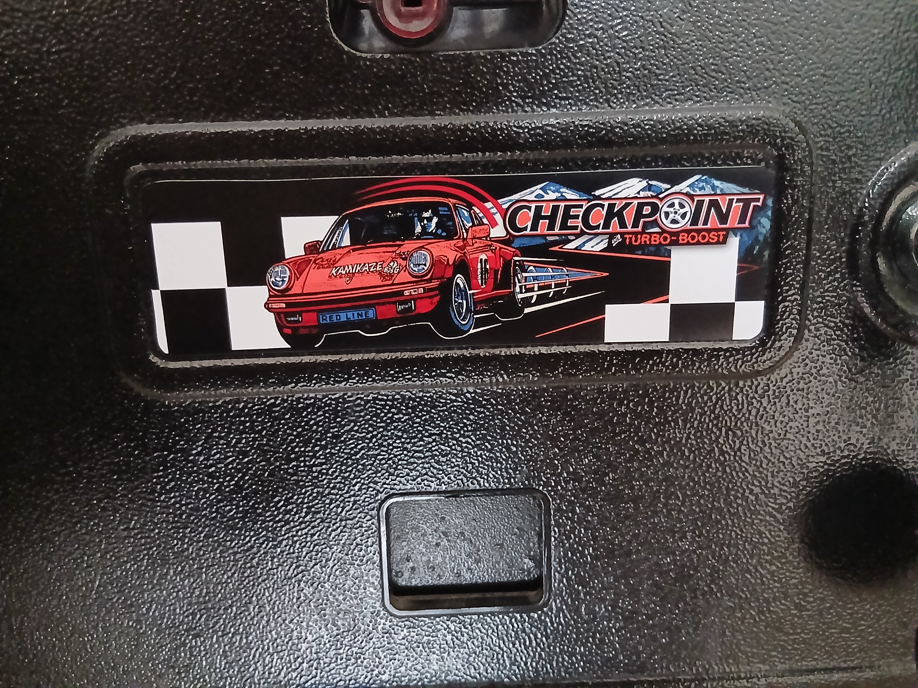 Plaque de porte flipper Checkpoint