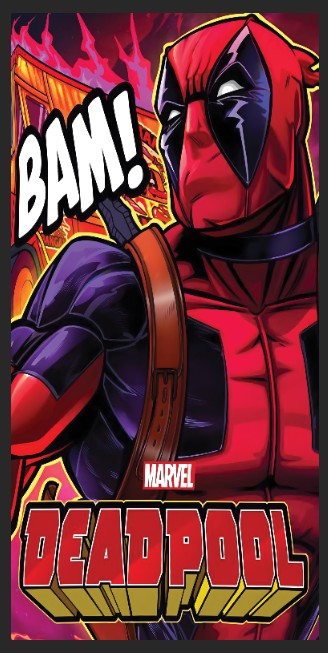 Tapis de protection flipper Deadpool