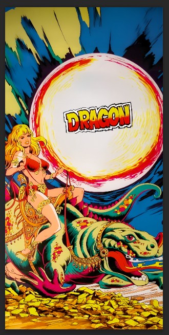 Tapis de protection flipper Dragon
