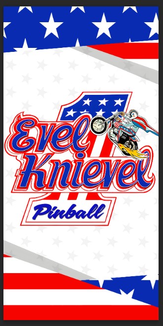 Tapis de protection flipper Evel Knievel