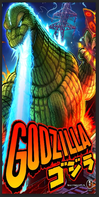 Tapis de protection flipper Godzilla