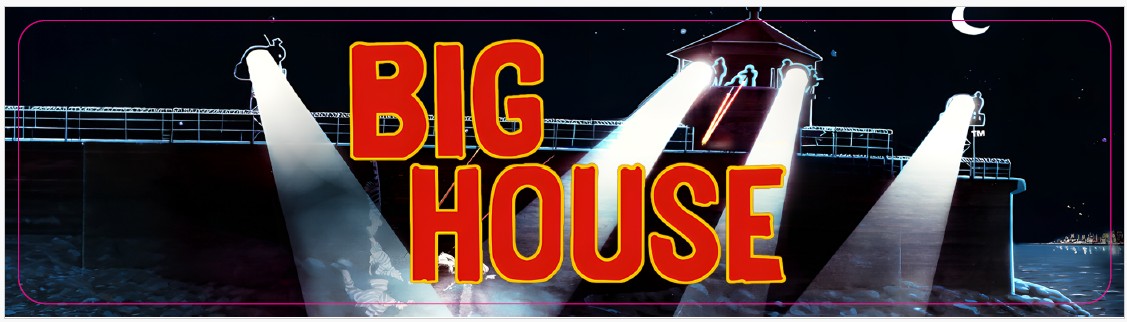 Plaque de porte flipper Big House V2