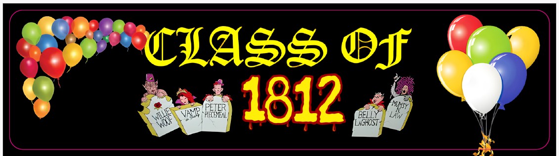 Plaque de porte flipper Class Of 1812