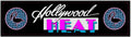 Plaque de porte flipper Hollywood Heat