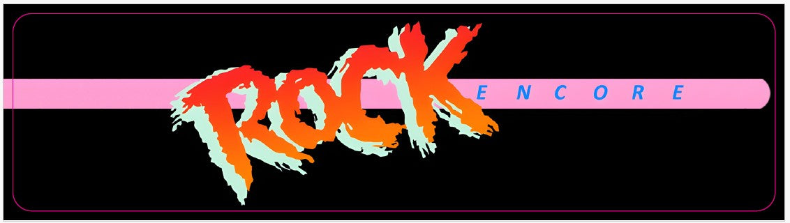 Plaque de porte flipper Rock Encore