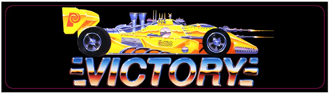 Plaque de porte flipper Victory