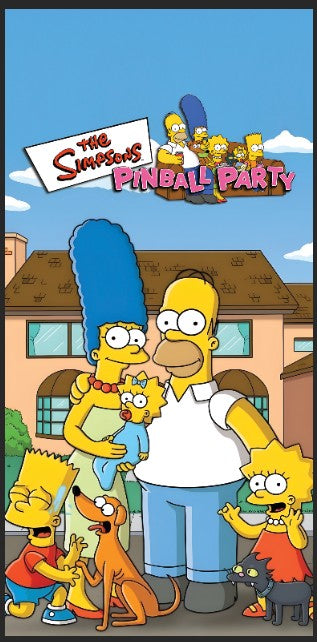 Tapis de protection flipper The Simpsons Pinball Party V2
