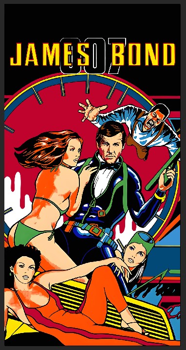 Tapis de protection flipper James Bond 007