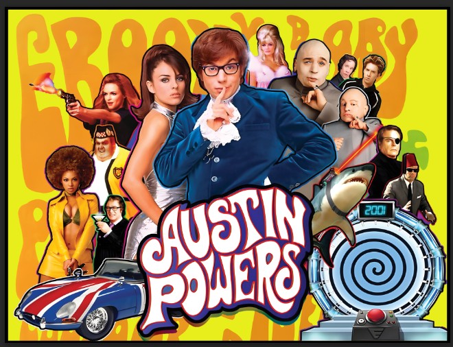 Translite Flipper Austin Power Alter