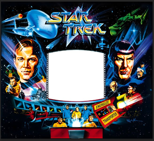 Translite Flipper Star Trek 25th