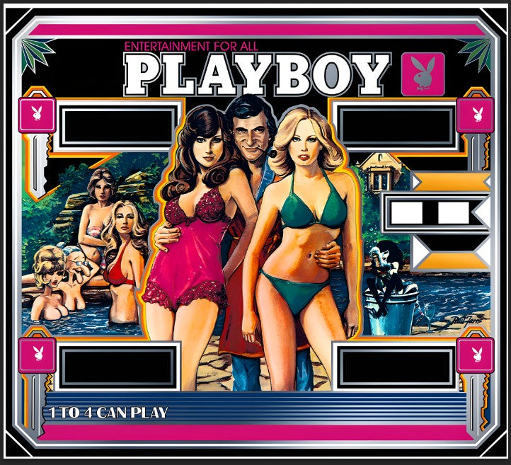 Translite Flipper Playboy 1978
