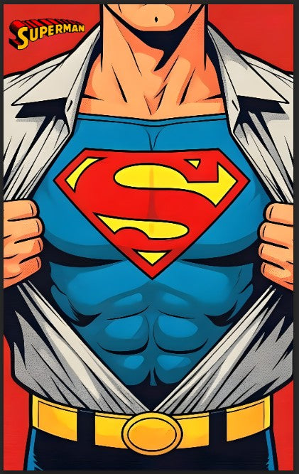 Tapis de protection flipper Superman