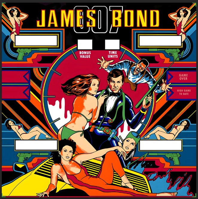 Translite Flipper James Bond 007