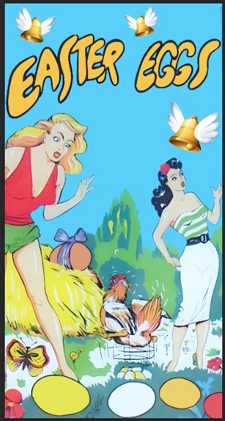 Tapis de protection flipper Easter Eggs