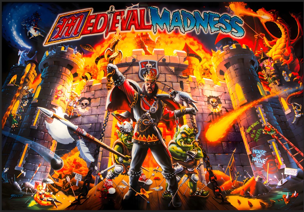 Translite Flipper Medieval Madness