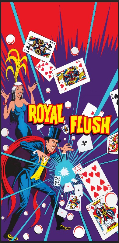 Tapis de protection flipper Royal Flush