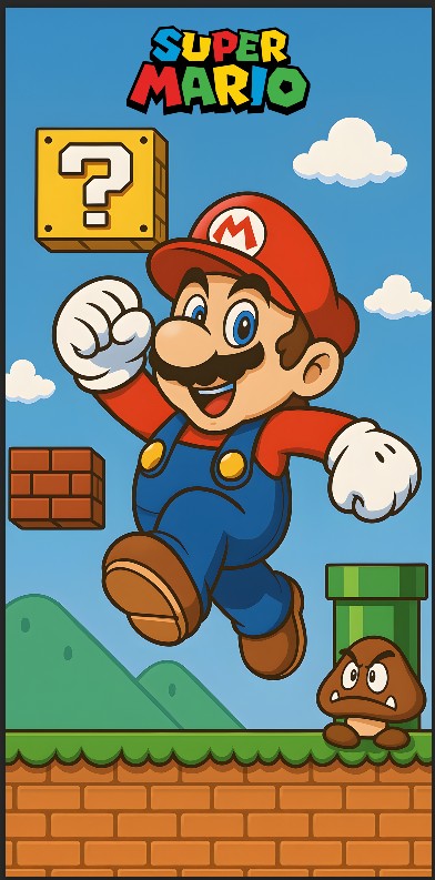 Tapis de protection flipper Super Mario Bros V2
