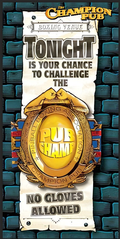 Tapis de protection flipper The Champion Pub V2