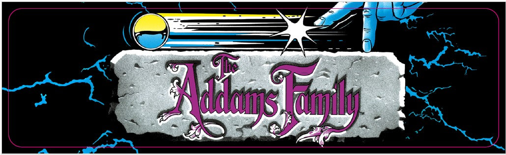 Plaque de porte flipper The Addams Family