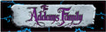 Plaque de porte flipper The Addams Family V2