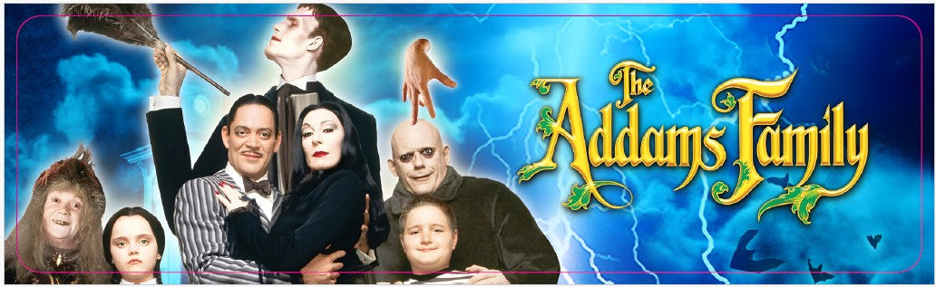 Plaque de porte flipper The Addams Family V3