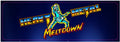 Plaque de porte flipper Heavy Metal Meltdown