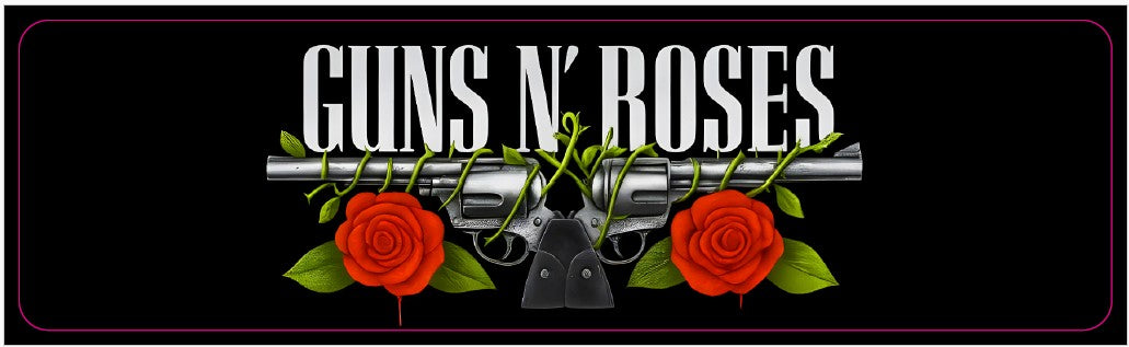 Plaque de porte flipper Guns N Roses