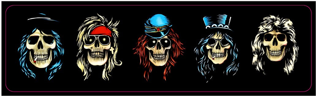 Plaque de porte flipper Guns N Roses V3