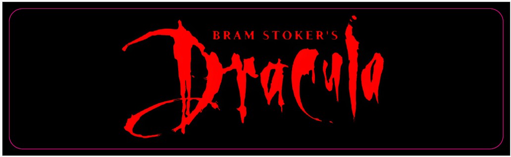 Plaque de porte flipper Dracula