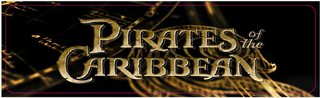 Plaque de porte flipper Pirates Of The Caribbean V3