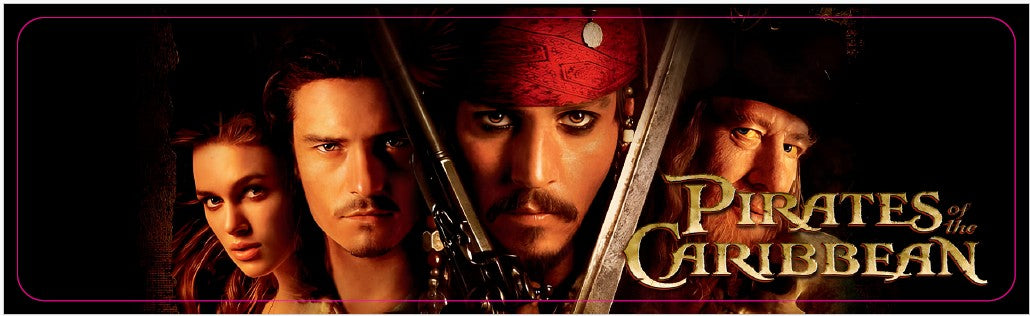 Plaque de porte flipper Pirates Of The Caribbean